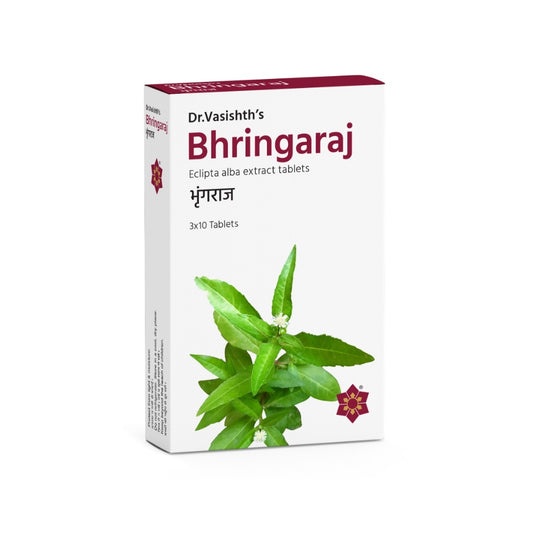 Dr Vasishth's Ayurvedic Bhringaraj 3 X 10 Tablets