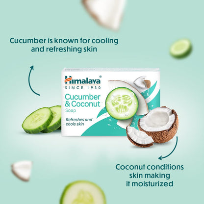 Himalaya Cucumber & Coconut Refreshes And Cools Skin Soap