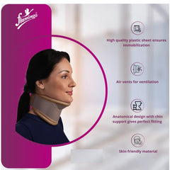 Flamingo Health Orthopaedic Cervical Collar With Neck Support Unisex Code 2190