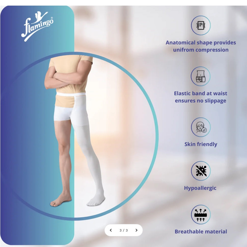 Flamingo Health Orthopaedic Anti Embolism Mono Stocking Code 2233