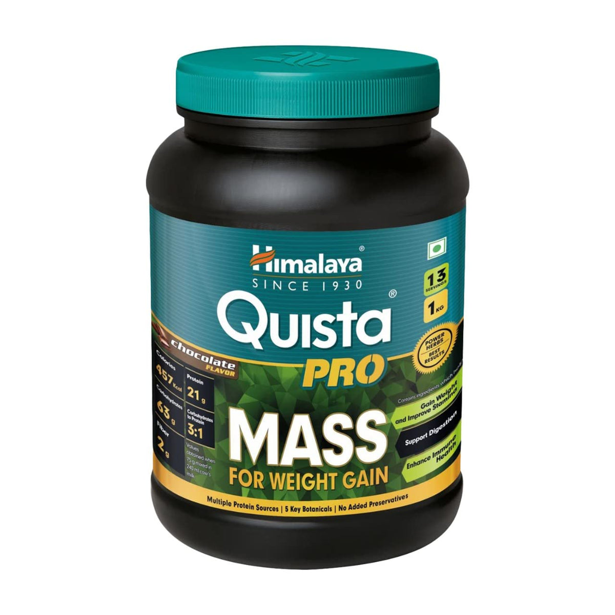 Himalaya Herbal Ayurvedic Adult Quista PRO MASS (Chocolate) Powder 1 Kg