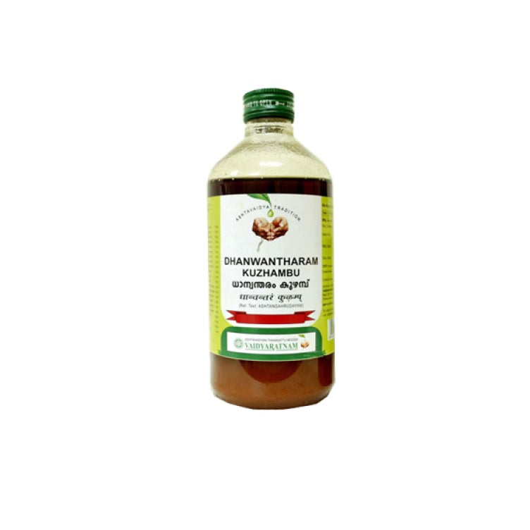 Vaidyaratnam Ayurvedic Dhanwantharam Kuzhampu Oil