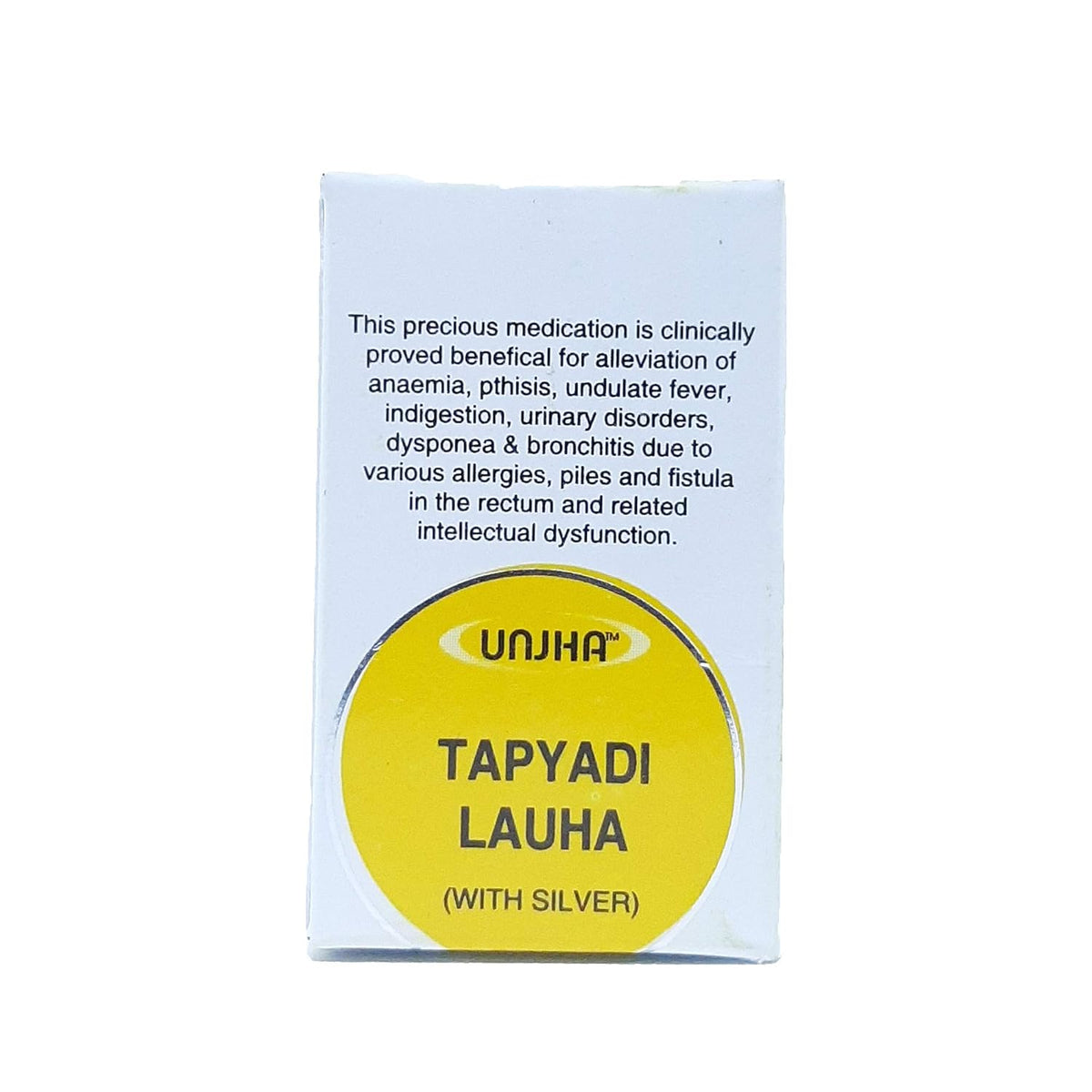 Unjha Ayurvedische Tapyadi Lauha (mit Silber) Tabletten