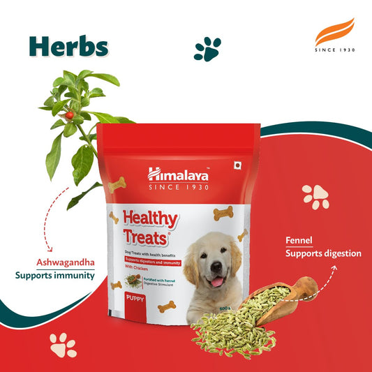 Himalaya Healthy Treats Pellet mit Welpen-Hühnergeschmack, 1 kg