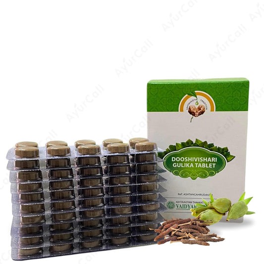 Vaidyaratnam Ayurvedic Doosivishari Gulika 100 Tabletten