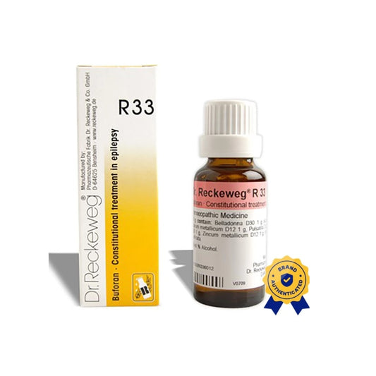 Dr Reckeweg Homoeopathy R33 Epilepsy Drops 22 ml