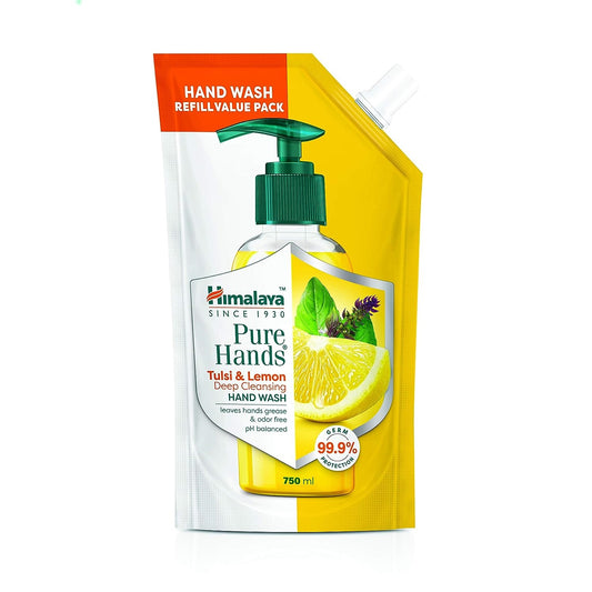 Himalaya Pure Hands – Tiefenreinigendes Handwaschmittel mit Tulsi und Zitrone, 750 ml