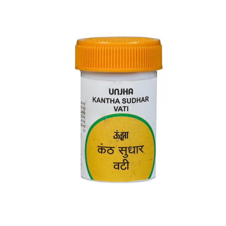 Unjha Ayurvedic Kanth Sudhar Vati Tablet