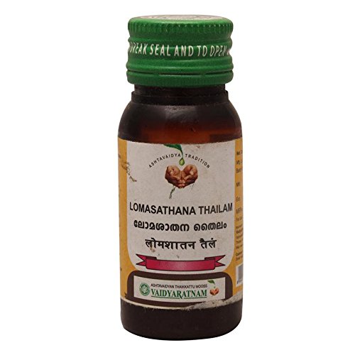 Vaidyaratnam Lomasathana Thailam Oil 25Ml