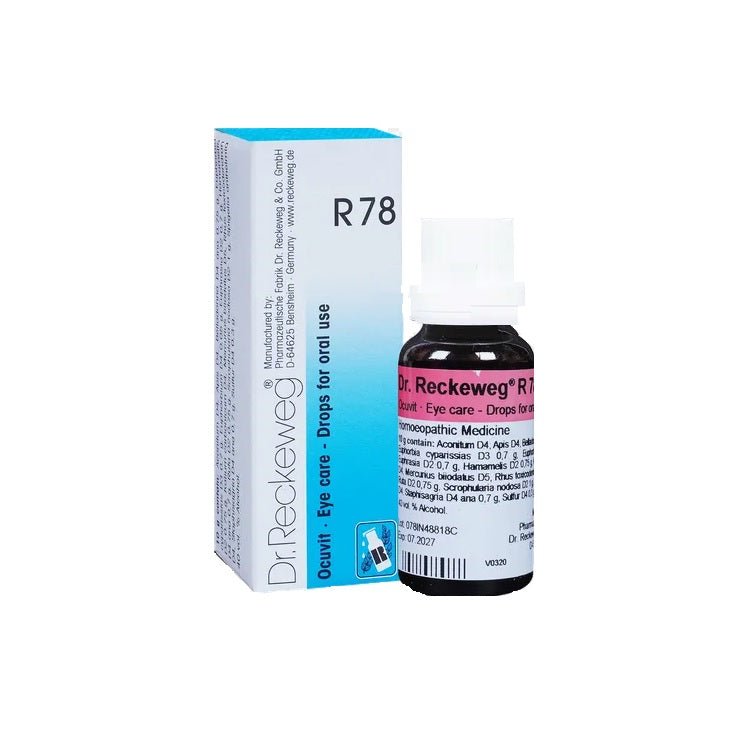 Dr Reckeweg Homoeopathy R78 Eye Care Drops 22 ml