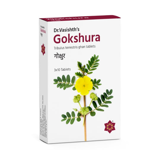 Dr.Vasishths ayurvedisches Gokshura 3 x 10 Tabletten