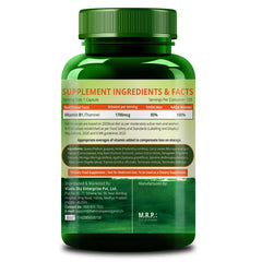 Himalayan Organics Plant Based Vitamin B1 1700mcg Vegetarian 120 Capsules