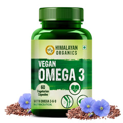 Himalayan Organics Vegan Omega 3-6-9 Vegetarian 90 Capsules