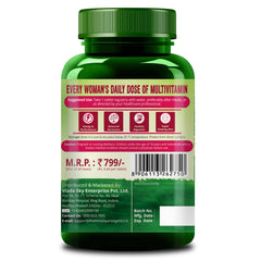 Himalayan Organics Multivitamin With Probiotics For Women 120 Vegetarian Tablets