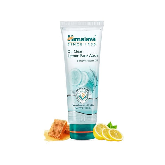 Himalaya Herbal Ayurvedisches Körperpflegeöl Clear Lemon reinigt tiefenwirksam fettige Haut, Gesichtswaschmittel