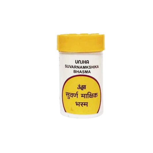 Unjha Ayurvedisches Suvarna Makshik Bhasma Pulver