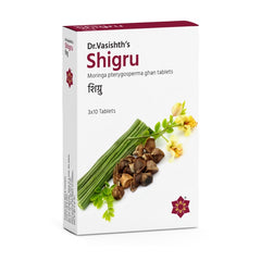 Dr.Vasishths ayurvedische Shigru 3 x 10 Tablette