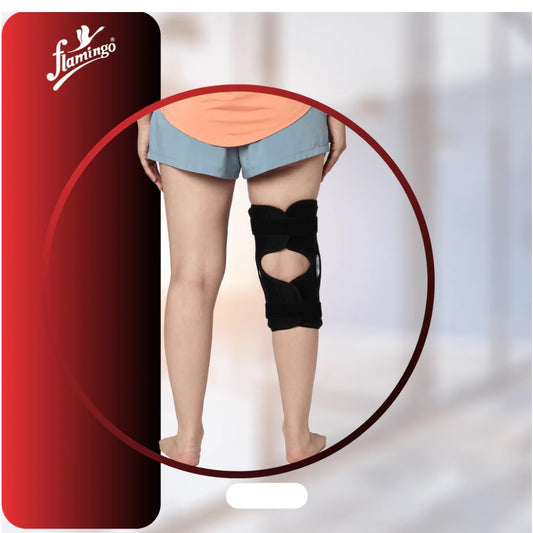 Flamingo Health Orthopaedic Osteo Arthritis Knee Support Neoprene Black Code 2365