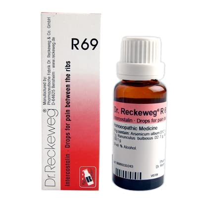 Dr Reckeweg Homoeopathy R69 for Pain Between The Ribs Drops 22 ml