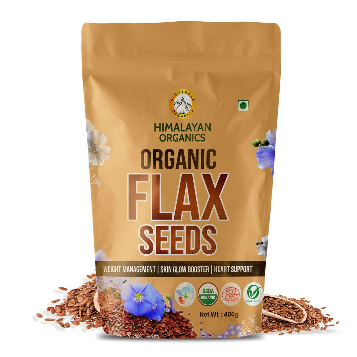 Himalayan Organics Flax Seeds 400g