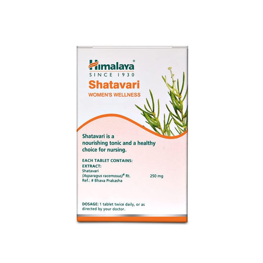 Himalaya Pure Herbs Аюрведический препарат Шатавари для женского здоровья, способствующий лактации, 60 таблеток