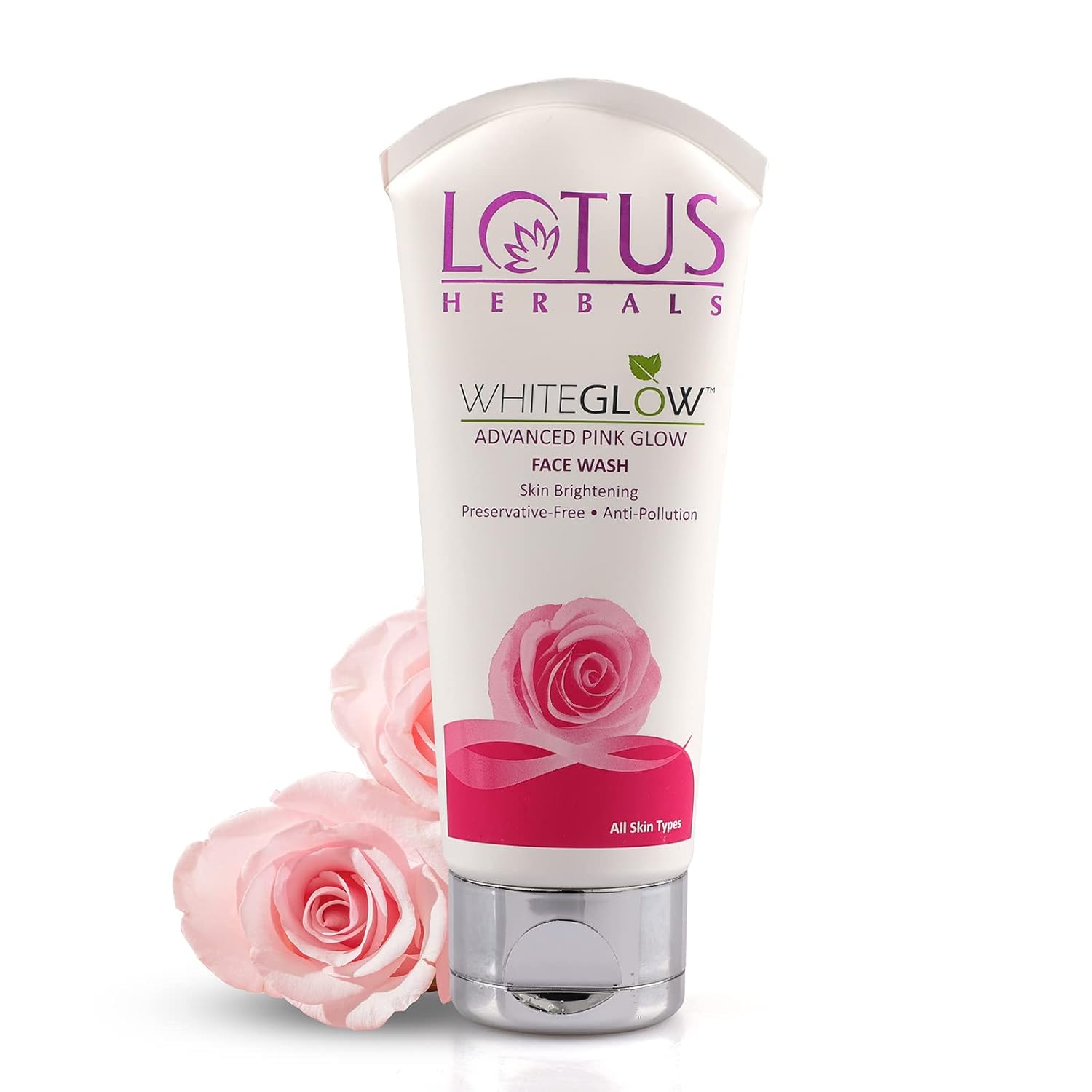 Lotus Herbals White Glow 3 In 1 Deep Cleansing,Advance Pink Glow & Vitamin C Face Wash