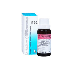 Dr Reckeweg Homoeopathy R52 Travel Sickness Drops 22 ml