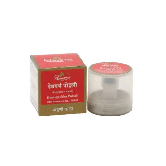 Dhootapapeshwar Ayurvedisches Hemagarbha Pottali-Pulver 1 g