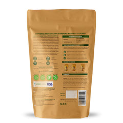 Himalayan Organics zertifiziertes Bio-Moringa-Pulver (Moringa Oleifera), pflanzliches Nahrungsergänzungsmittel für allgemeines Wohlbefinden, Pulver, 350 g