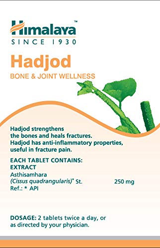 Himalaya Herbal Hadjod Pure Herbs Bone & Joint Wellness 60 Tablets
