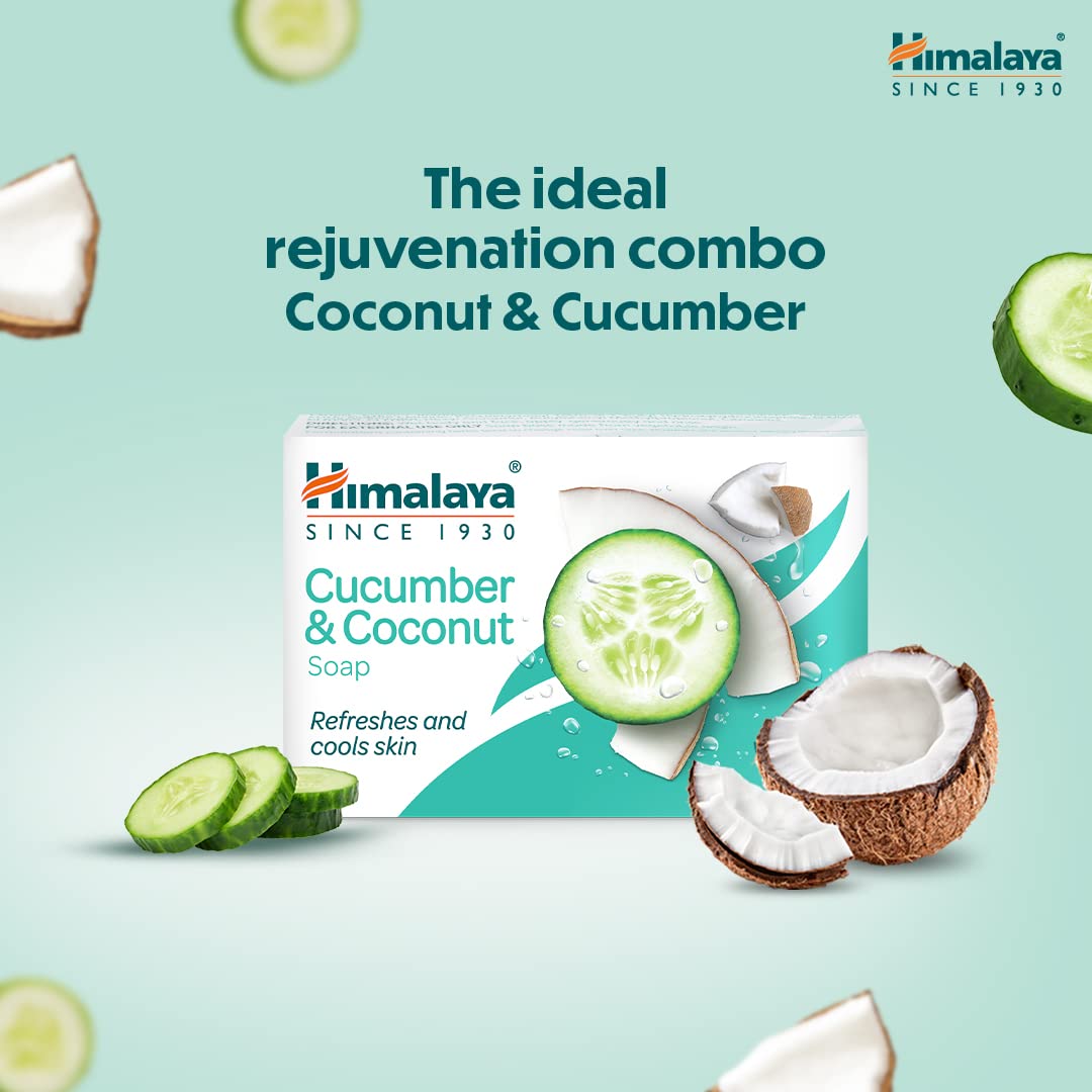 Himalaya Cucumber & Coconut Refreshes And Cools Skin Soap