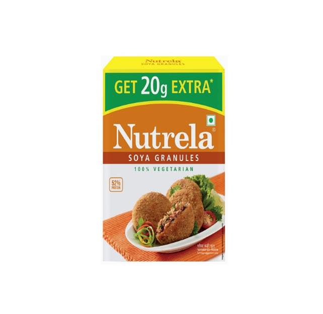 Patanjali Nutrela Soya Bari Chura Granules 100% Vegetarian 200g