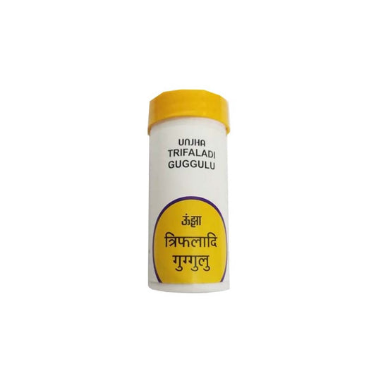 Unjha Ayurvedic Trifaladi Guggulu Verdauungsgesundheit, Gewichtsverlust Tablette