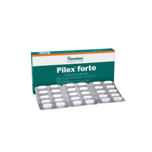 Himalaya Herbal Ayurvedic Pilex Die medizinische Antwort auf ein chirurgisches Problem Forte 2 x 30 Tabletten