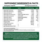 Himalayan Organics Pflanzlicher DHT-Blocker Biotin Vegetarisch 60 Kapseln