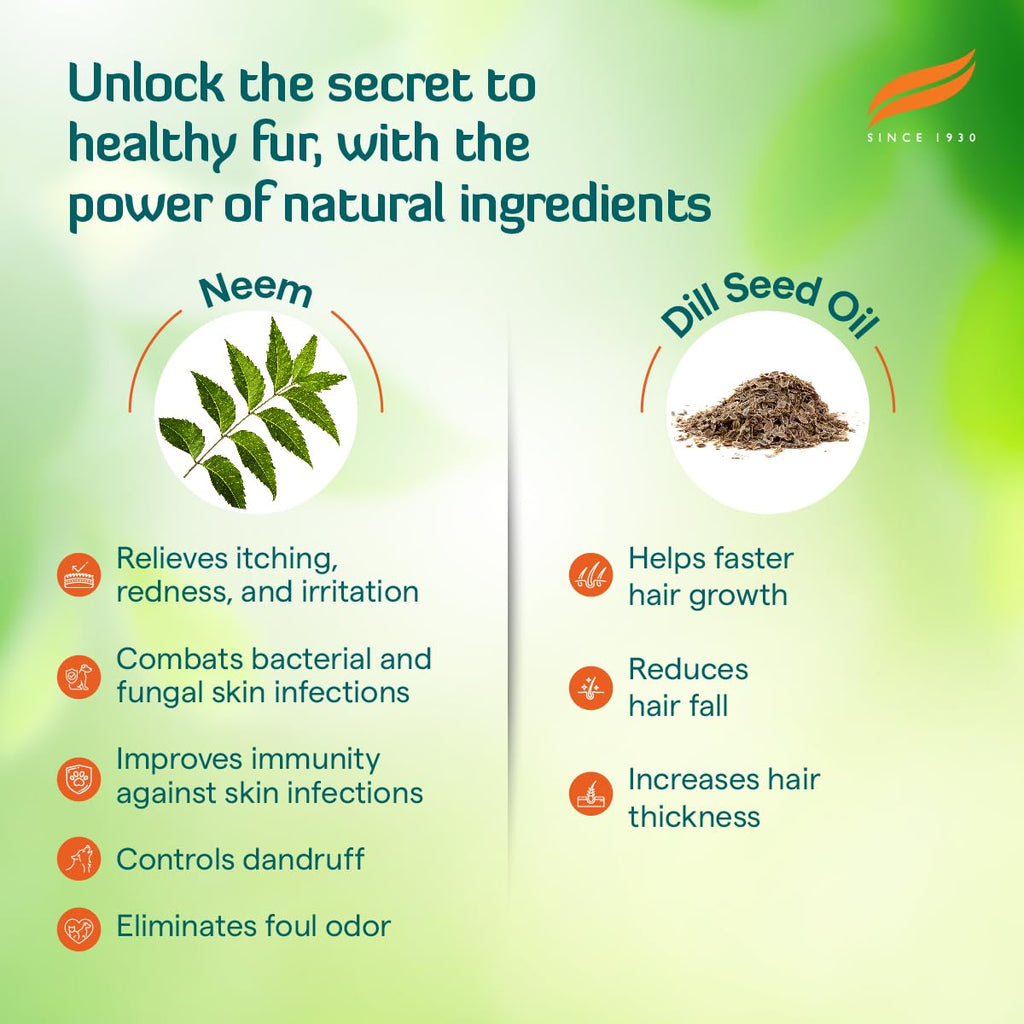 Очищающее средство для шерсти домашних животных Himalaya Erina для регулярного купания, жидкость с ароматом мяты