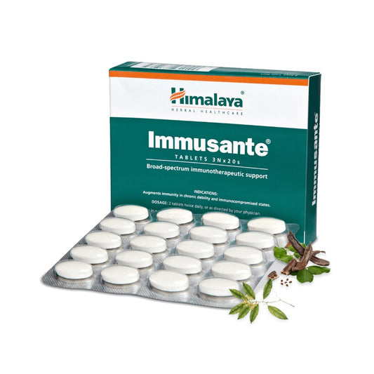 Himalaya Herbal Ayurvedic Immusante Иммунотерапевтическая поддержка широкого спектра действия 3 x 20 таблеток