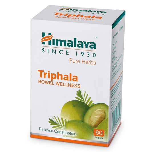 Himalaya Pure Herbs Оздоровление кишечника Травяные аюрведические таблетки Трифала избавляют от запоров