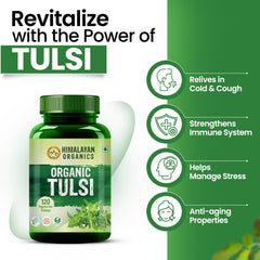 Himalayan Organics Tulsi Vegetarian 120 Tablets