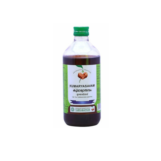 Vaidyaratnam Ayurvedische Kumaryasavam-Flüssigkeit 450 ml