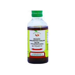 Vaidyaratnam Ayurvedisches Brihath Nirgundyadi Thailam-Öl 200 ml