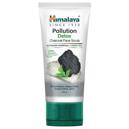 Himalaya Herbal Ayurvedic Personal Care Pollution Detox Holzkohle Peelings Unreinheiten Entgiftet die Haut Gesichtspeeling