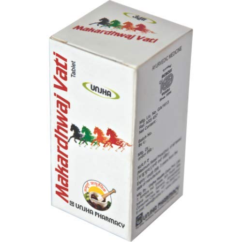 Unjha Ayurvedic Makardhwaj Vati Tablets