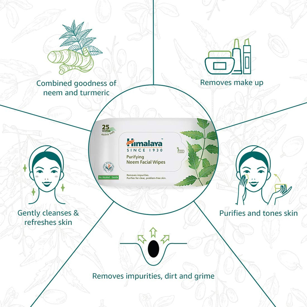 Himalaya Purifying Neem Facial Wipes