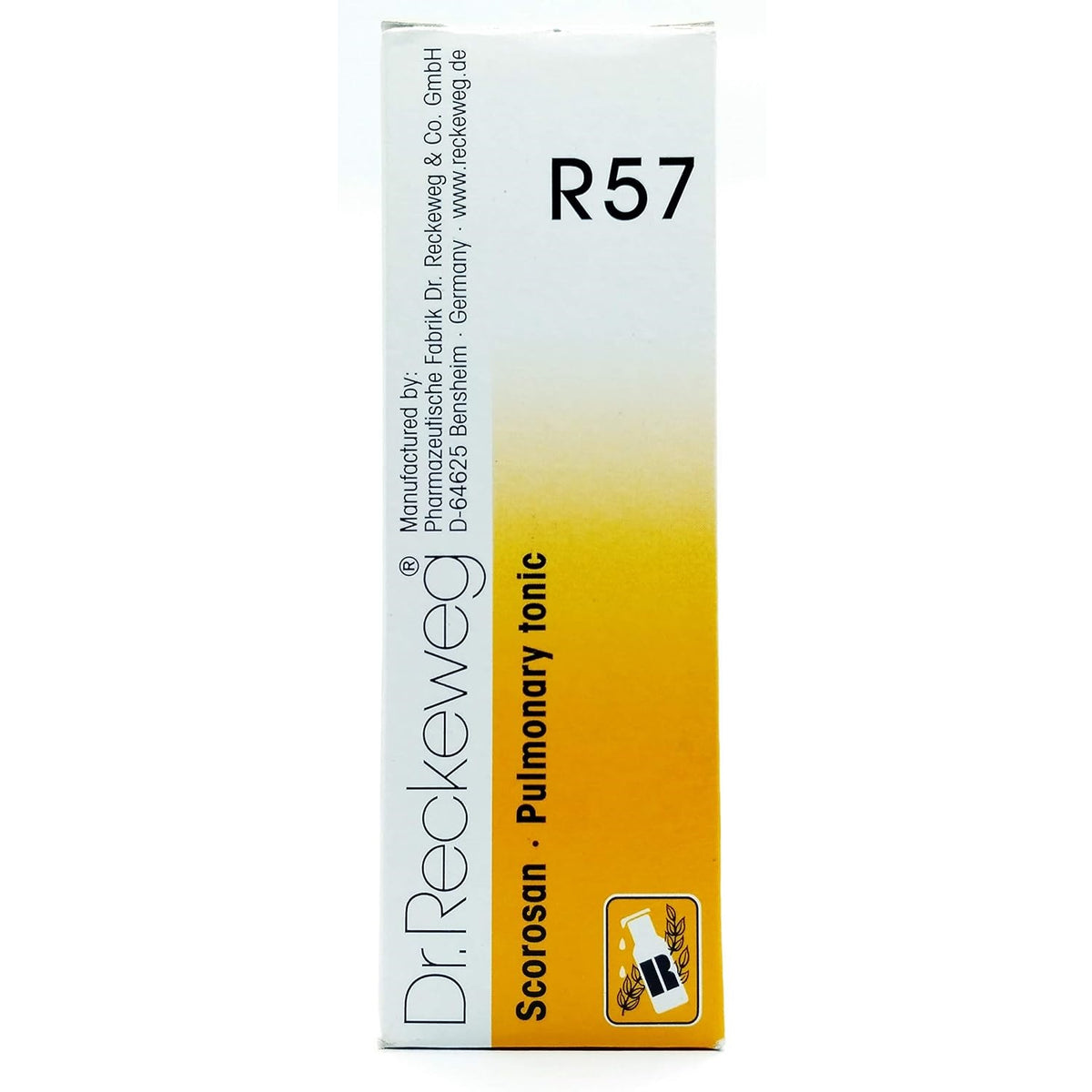 Dr Reckeweg Homoeopathy R57 Pulmonary Tonic Drops 22 ml