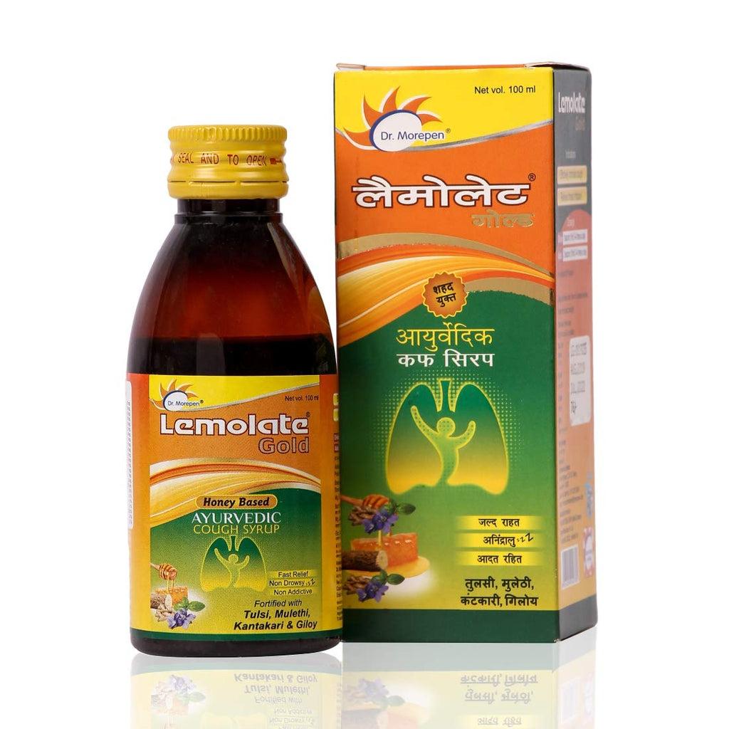 Dr. Morepen Lemolate Gold Ayurvedischer Sirup 100 ML