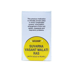 Unjha Ayurvedic Vasant Malti Ras (Swarna Yukta) Tablet