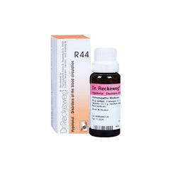 Dr Reckeweg Homoeopathy R44 Disorders Of The Blood Circulation Drops 22 ml