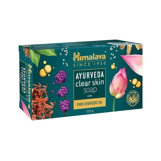 Himalaya Herbal Ayurveda Clear Skin With Pure Ayurvedic Oil Bath Soap