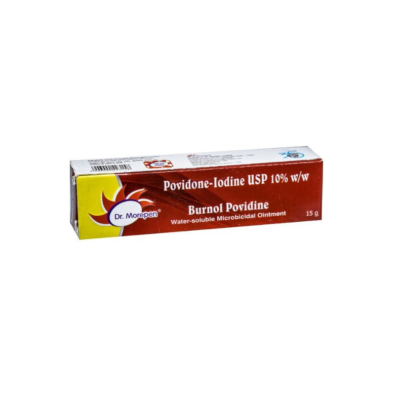 Dr Morepen Burnol Povidine 5% & 10 % Ointment 15 Gm